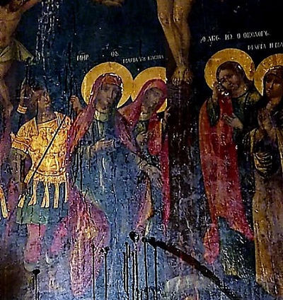 У Цркви гроба Господњег тече миро из икона