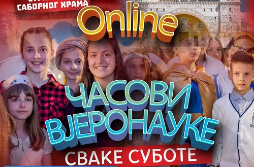 Online часови вјеронауке на facebook страници подгоричког саборног храма