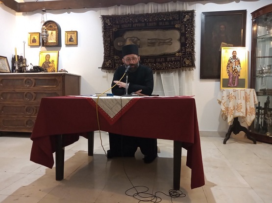 ОДРЖАНО ПРЕДАВАЊЕ О. БЛАГОЈА РАЈКОВИЋА НА ТЕМУ БОГОСЛУЖБЕНЕ ОСОБЕНОСТИ ВЕЛИКОГ ПОСТА, НАРЕДНОГ ЧЕТВРТКА О. ДУШАН БИГОВИЋ