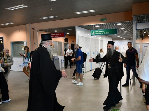 Патријарх Порфирије допутовао у Боку