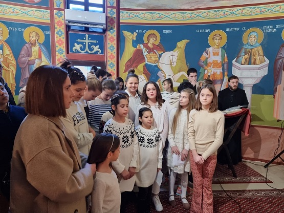 СТИХОВИ ПОСВЕЋЕНИ СВЕТОМ САВИ НА ДЈЕЧИЈОЈ АКАДЕМИЈИ У ПРЧАЊСКОЈ ЦРКВИ