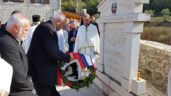 Великим народним збором у Грбљу обиљежења стогодишњица побједе у Првом свјетском рату