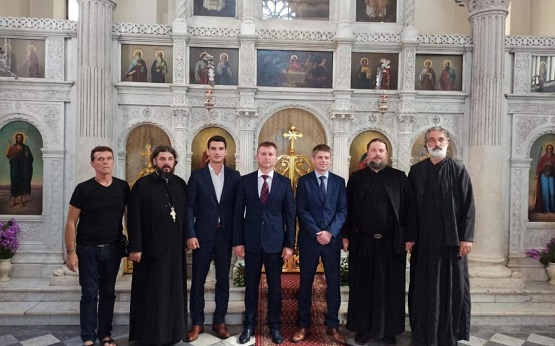 Арно Гујон посјетио Цркву Св. архангела Михаила на Белависти