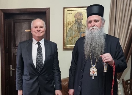 Сусрет Митрополита Јоаникија и амбасадора Аустрије у Црној Гори