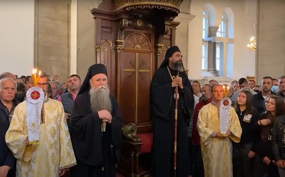 Изабрани Митрополит Јоаникије и Епископ Методије свечано дочекани у Никшићу (ВИДЕО)