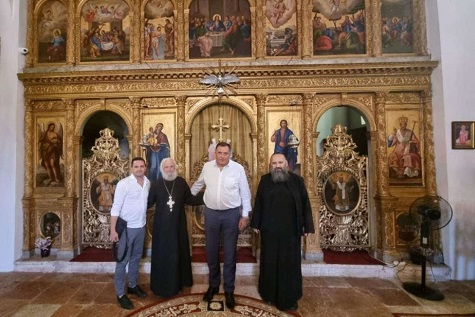 Српски члан Предсједништва БиХ Милорад Додик у посјети Митрополији