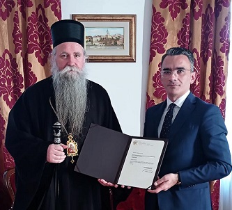 Признање за честиту борбу за одбрану светиња и афирмацију универзалних права и слобода