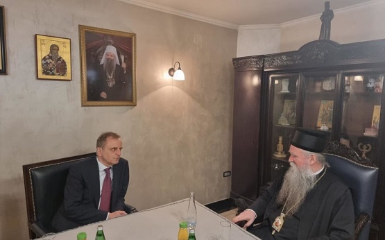 Сусрет Митрополита Јоаникија и амбасадора Холандије у Црној Гори