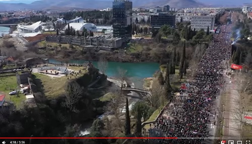 Светосимеоновска литија, 29.02.2020 (преко сто хиљада људи) (ВИДЕО)