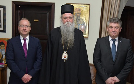 Митрополит Јоаникије примио мађарског амбасадора Јожефа Неђешија