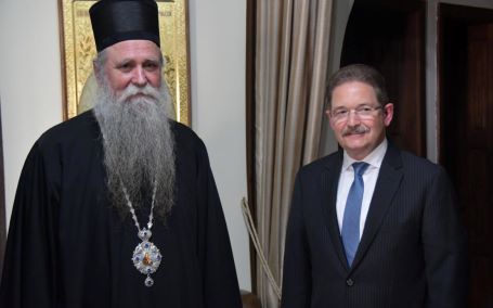 Митрополит Јоаникије примио амбасадора Њемачке г. Фелтена
