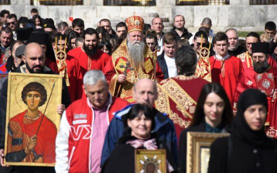 Недјеља православља на Цетињу: Црква је бранећи свете иконе бранила икону Божју у човјеку