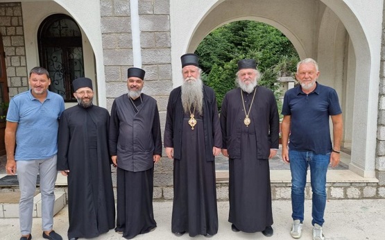 Епископ далматински Никодим посјетио Митрополију црногорско-приморску