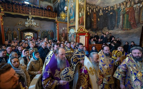 Митрополит Онуфрије у Кијево-печерској лаври: Нека Господ молитвама Св. Марије сачува и благослови ову обитељ