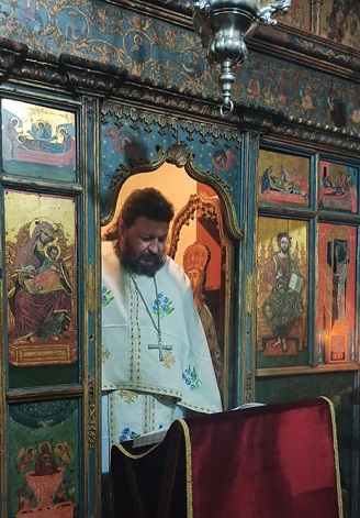 ОТАЦ ХРИЗОСТОМ СЛУЖИО У ЦРКВИ СВ. СПИРИДОНА