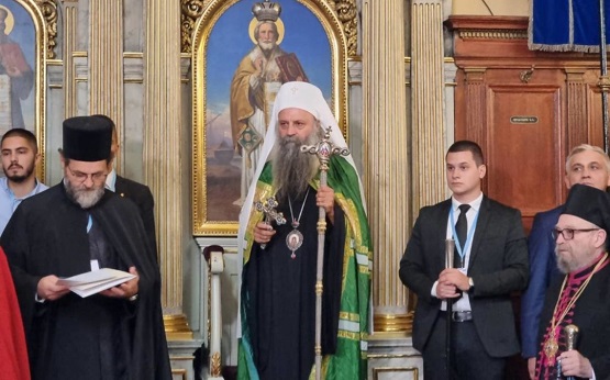 Патријарх српски Порфирије стигао у Будимпешту