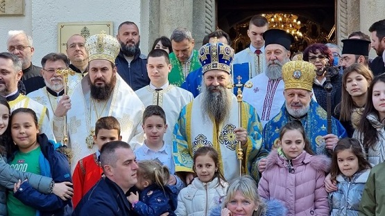 Патријарх Порфирије у пожаревачком Саборном храму: Вера је наше учествовање у животу Цркве