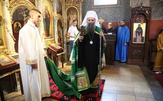 Патријарх српски г. Порфирије о устоличењу Митрополита Јоаникија