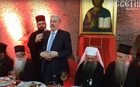 Здравице на свечаном ручку поводом устоличења Митрополита Јоаникија (ВИДЕО)