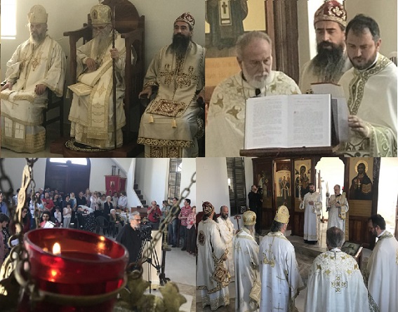 Митрополит Амфилохије и Епископи Кирило и Методије служили Литургију у Маћагају