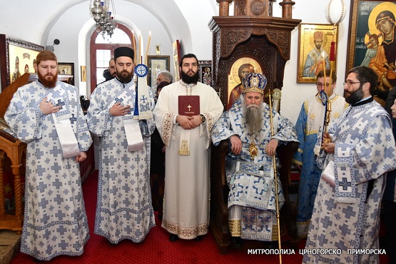 Владика Јоаникије богослужио у Цетињском манастиру