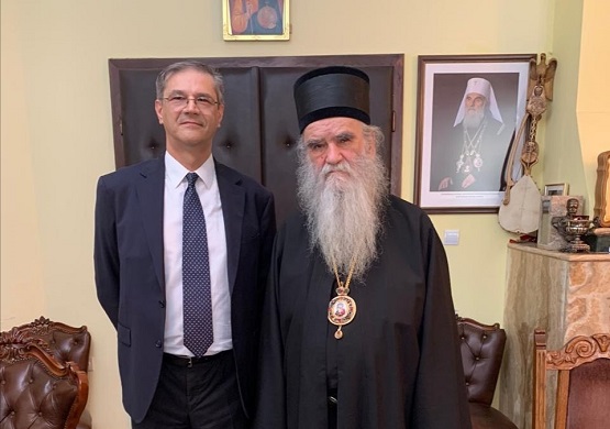 Посјета Амбасадора Италије Луке Зелиолија Митрополији