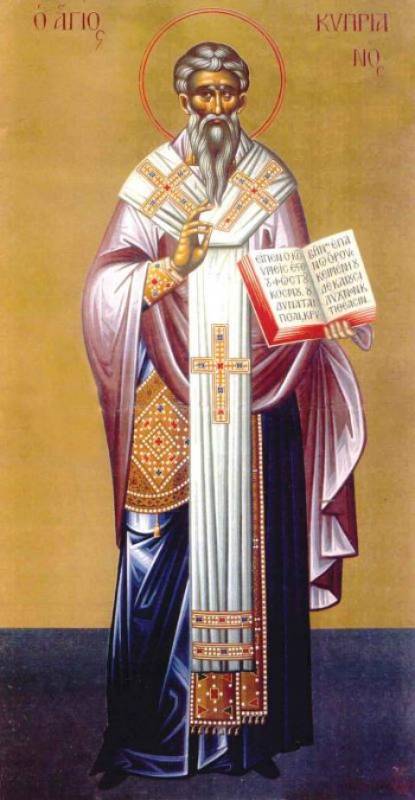 Calendar for October 15 Holy priest-martyr Cyprian | News | SPC ...